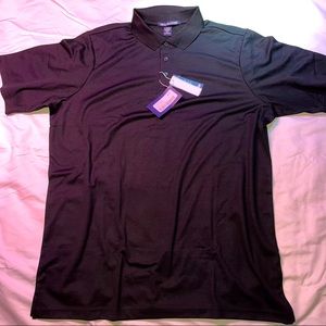 NWT Mens XXL Black Polo